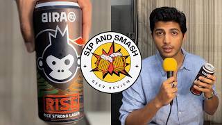 Daily Beer Review – Bira 91 Rise | 500ml Can Chug \u0026 Rating | 8% ABV Rice Lager