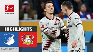 Stunning Goals & Top Team! | TSG Hoffenheim - Bayer 04 Leverkusen 2-3 | Highlights | Matchday 10