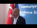 akçakoca chp de bayramlaşma programı