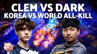 CLEM vs DARK | $10k Korea vs The World All-Kill (Bo5 TvZ) - StarCraft 2