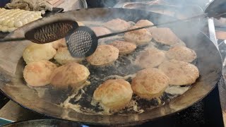 Famous Desi Ghee wali Bedmi Aloo Poori and Lassi Breakfast in Rohtak || Indian Street Food