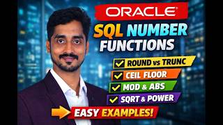 Oracle SQL NUMBER Functions Explained | ROUND, TRUNC, CEIL, FLOOR, MOD, ABS
