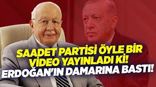 Saadet Partisi Öyle Bir Video Yayınladı ki! Erdoğan'ın Damarına Bastı! Savaş Kerimoğlu KRT Ana Haber
