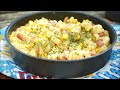 【山パスタ】フライパン de 夏野菜とうもろこしのパスタ｜summer pasta with corn by esbit pan mountain pasta