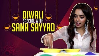 Happy Diwali 2019: Sana Sayyad Aka Drishti From Divya Drishti Make Rangoli|