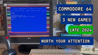 Commodore 64 3 new games (late 2024) worth your attention #commodore #c64 #8bitgames #retrogaming