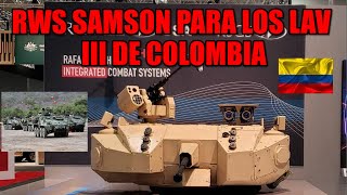 RWS SAMSON la torreta que prefirió el ejercito de Colombia para dotar los nuevos LAV III 8X8