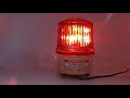 LTE-1121J. LAMPU ROTARI WITH BUZZER, 10W, RED