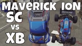 Maverick Ion SC VERSUS XB Run and Bash Session - UrbanRcLA