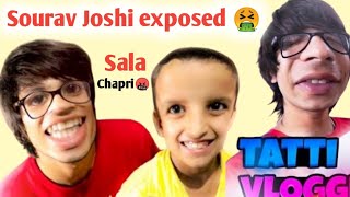 sourav joshi vlogs exposed 🤬 sourav joshi roast|sourav joshi vlogs today|roast|