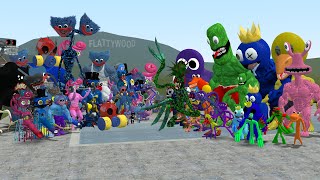 ALL ROBLOX RAINBOW FRIENDS VS ALL POPPY PLAYTIME In Garry's Mod!