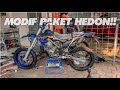 GILA!! MOTOR BARU TURUN DARI DEALER LANGSUNG DIMODIF SUPERMOTO, PAKET MODIF 19JTAAN!!! #supermoto