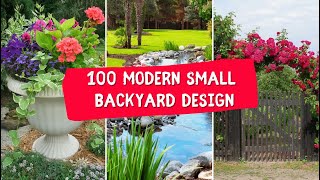 100 Modern small backyard design 🌳 DIY ideas for home and garden 🍀 Landscaping design