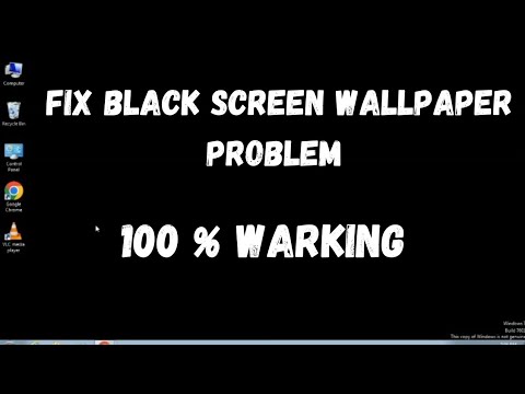 How To Fix Black Screen Problem On Windows 7 / Fix Black Screen ...