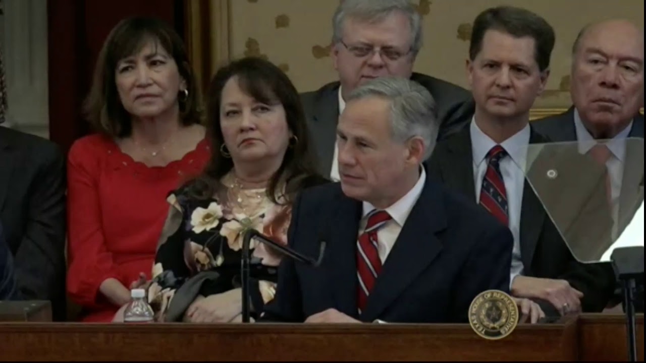 Watch Texas Gov. Greg Abbott Give His State Of The State Address - YouTube