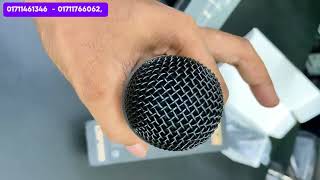 Ahuja DM+2100 Supercardioid Dynamic Vocal \u0026 PA Applications Attractive and Rugged Microphone in BD