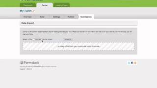 Import Data | Formstack