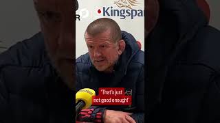 'We've got to be better than that... that's just not good enough!' | GRAHAM ROWNTREE