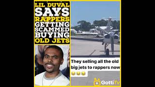 Lil Duval says rappers are getting scammed buying old Private Jets