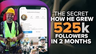 Exposing How He Grew 525k Instagram Followers In 2 Months | Instagram Analysis | Deconstructed