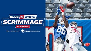 Final Blue-White Scrimmage Highlights; Joe Judge Mic'd Up | New York Giants