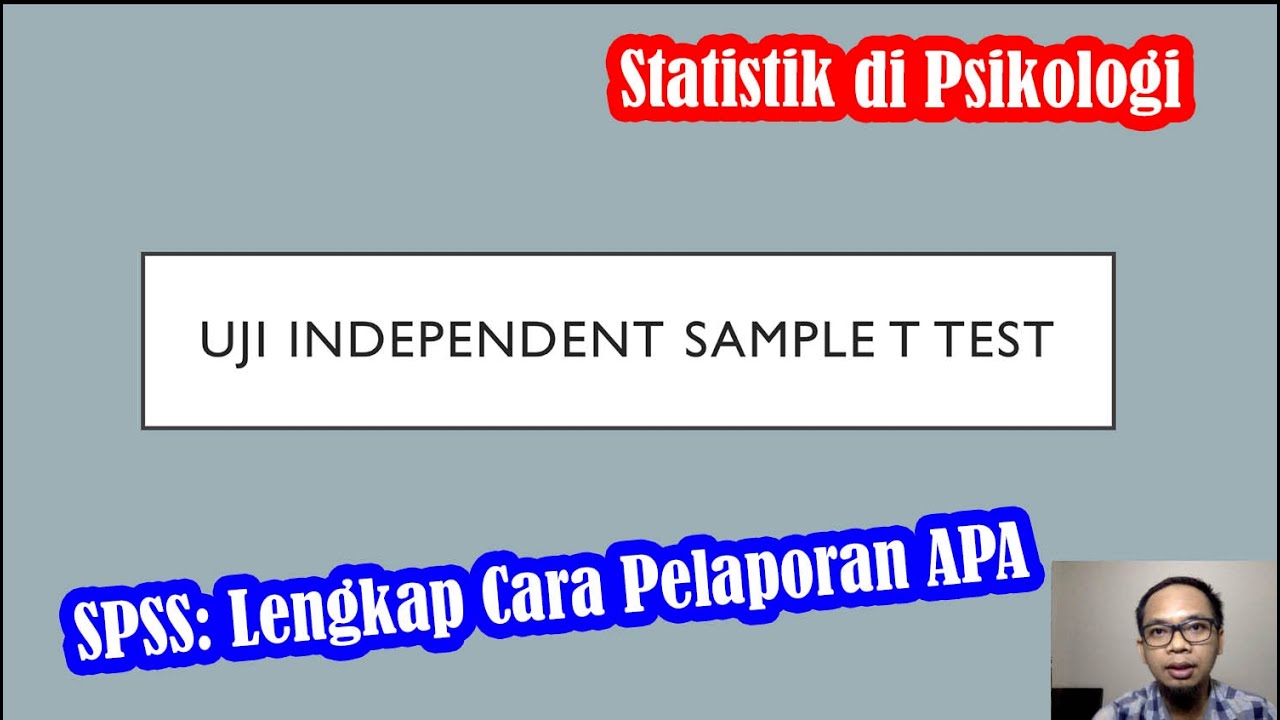 Uji Beda 2 Kelompok Tidak Berpasangan: Independent Sample T Test - YouTube