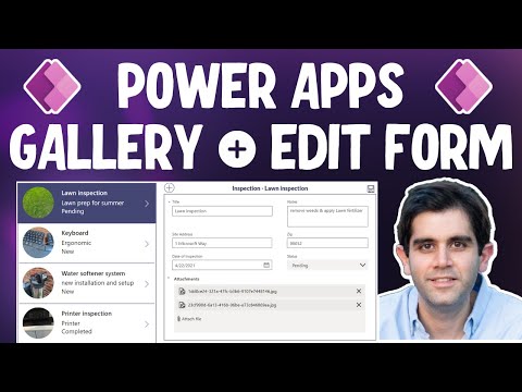 Tutorial de edición de formulario de Power Apps Gallery para principiantes