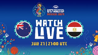 Class 11-12 | NZL v Egypt | Full Basketball Game | FIBA U17 Women's Basketball World Cup 2024