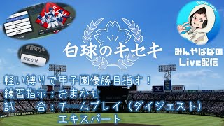 【プロ野球スピリッツ2024-2025】【白球のキセキ】軽い縛りで甲子園優勝を目指す！（Steam版）