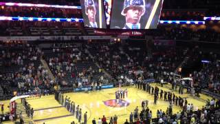 USA National Anthem (David Leathers Jr) Chicago Bulls -vs- Charlotte Bobcats Game