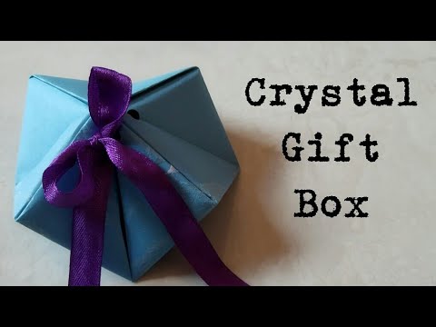 Crystal Gift Box Tutorial By Kalpana S Art Gallery Youtube