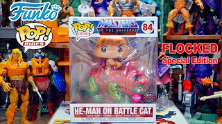 Funko Pop! He-Man on Battle Cat (Flocked - Special Edition) ファンコポップ！ バトルキャットに乗るヒーマン（フロック版）