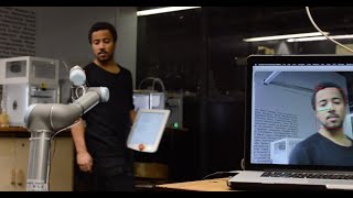 Universal Robot - Realtime Facetracking with Python and OpenCV