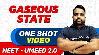 GASEOUS STATE in 1 Shot : All Concepts, Tricks \u0026 PYQs | NEET Crash Course | UMEED 2.0