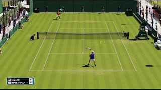 Andre Agassi vs David Nalbandian ATP Hierba /AO.Tennis 2 |Online 22 [1080x60 fps] Gameplay PC