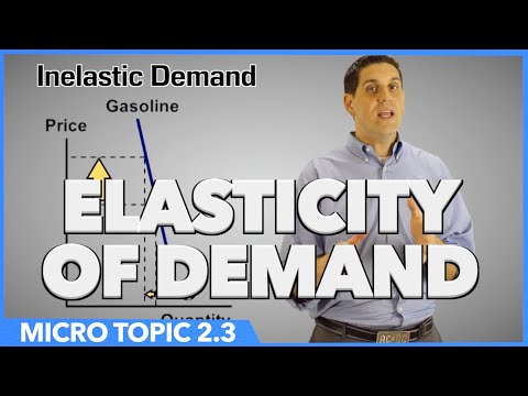 What is elasticity of demand section 3?