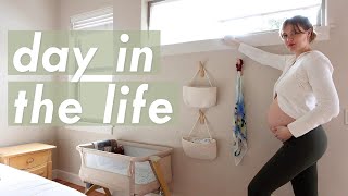 Day in my Life 7 Months Pregnant 🤍 Nesting, Closet Declutter, Toddler Craziness