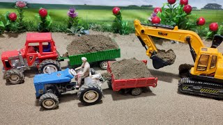 Tractor and Building a New Field - Tractor and agricultural Machinery Simulation / Traktor for Kids