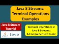 Java 8 Streams: Terminal Operations Examples | Streams in Java 8