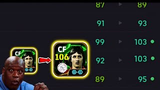 J. Cruyff 106 Rated Epic Double Booster Best Training Guide 🥶💥 | New 106 CF | efootball 2025