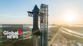 SpaceX postpones Starship launch due to pressurization problem | FULL