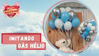 Balões imitando gás hélio | URSINHO BALOEIRO - | Mamãe faz a Festa #8