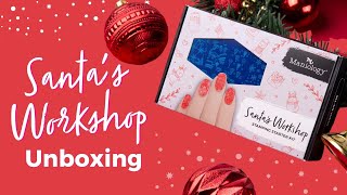 🎄Simple Nail Art with Santa's Workshop Christmas Nail Stamping Starter Kit | 1-Minute Maniology