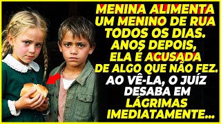 🔴MENINA SALVA UM MENINO DE RUA. ANOS DEPOIS, ELA É ACUSADA INJUSTAMENTE. O JUIZ CHORA AO VÊ-LA...