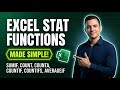 Statistical Functions in Excel 📊 | SUMIF, COUNT, COUNTIF, COUNTIFS, AVERAGEIF & More Explained!