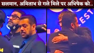 Salman Khan Hugs Amitabh Bachchan at Anand Pandit's But Abhishek Bachchan...