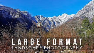 Exploring the Alps with 4x5 Camera | Large Format Landscape Photography using Fomapan 100 Film