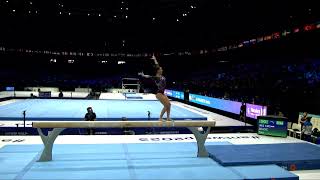 ZELCIC Tina (CRO)_2023 Artistic Worlds, Antwerp (BEL)_Qualifications_Balance Beam