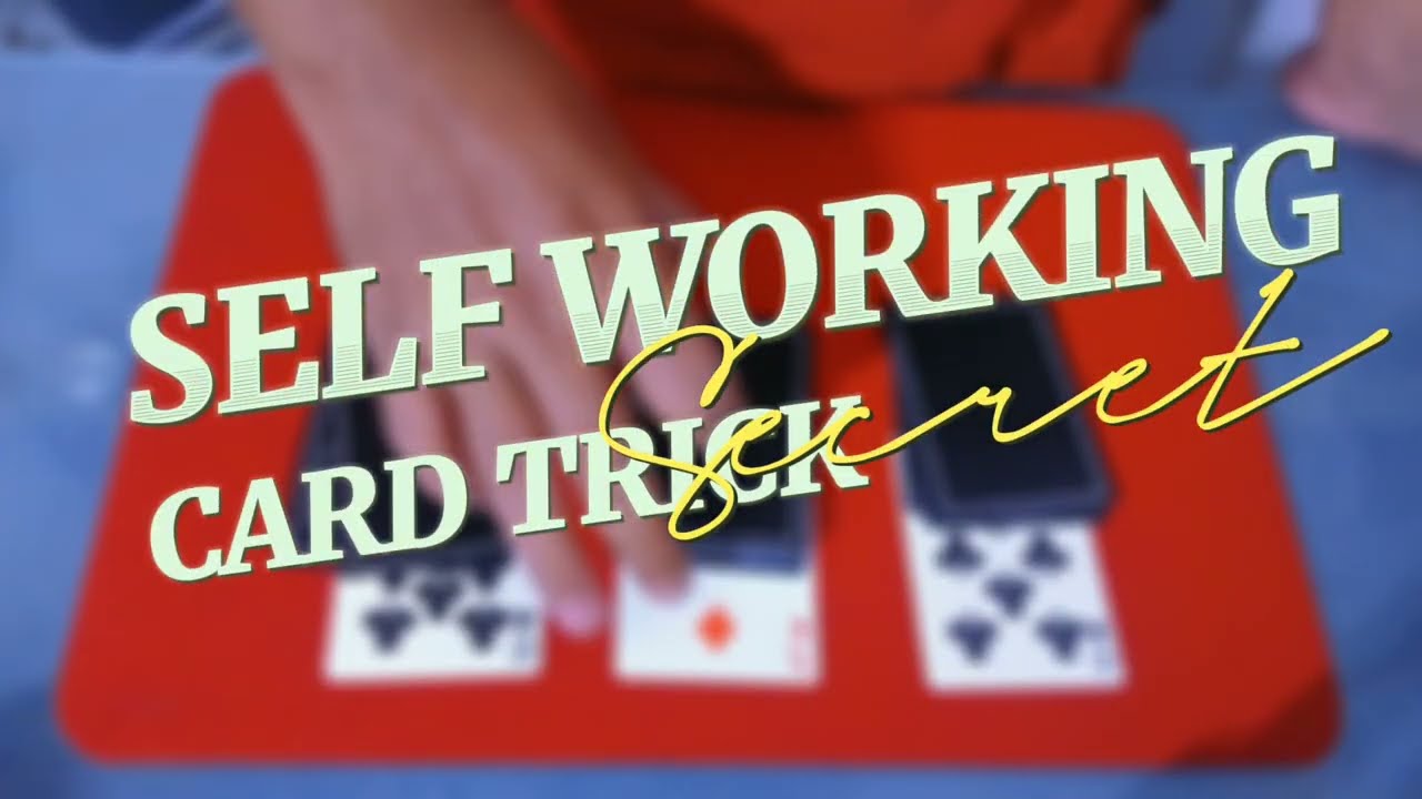 EASY SELF WORKING CARD TRICK [TUTORIAL] - YouTube