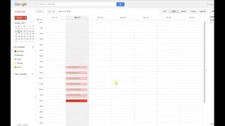 How can you create events in Google Calendar by importing them from a Google spreadsheet?